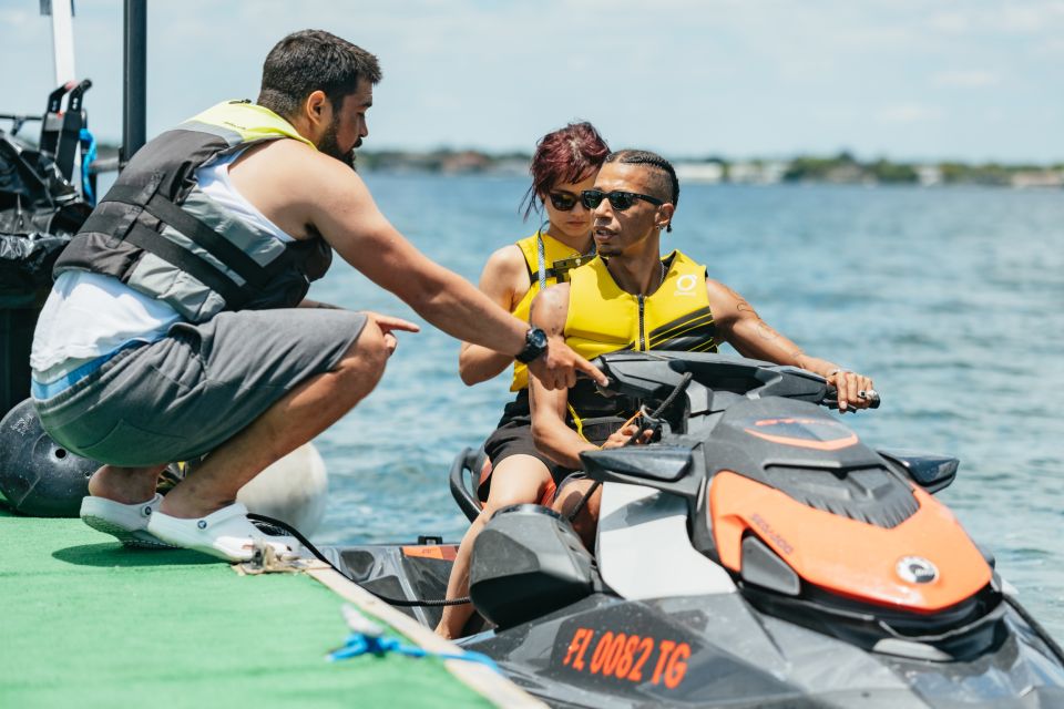 Miami: Jet Ski & Boat Ride on the Bay - Jet Skiing With Instructor Guidance