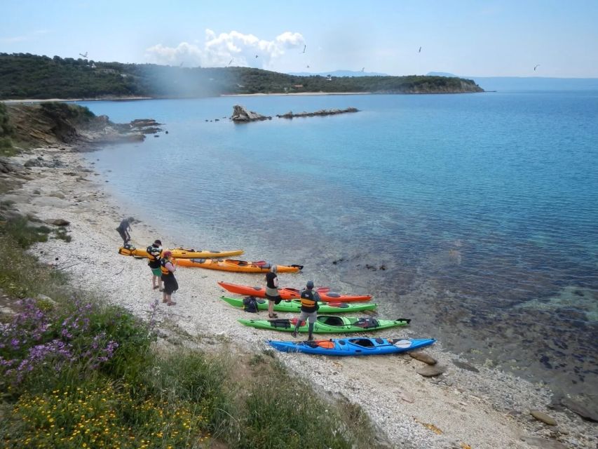 Ouranoupoli: Sea Kayaking Drenia Islands Private Day Tour - Tour Highlights