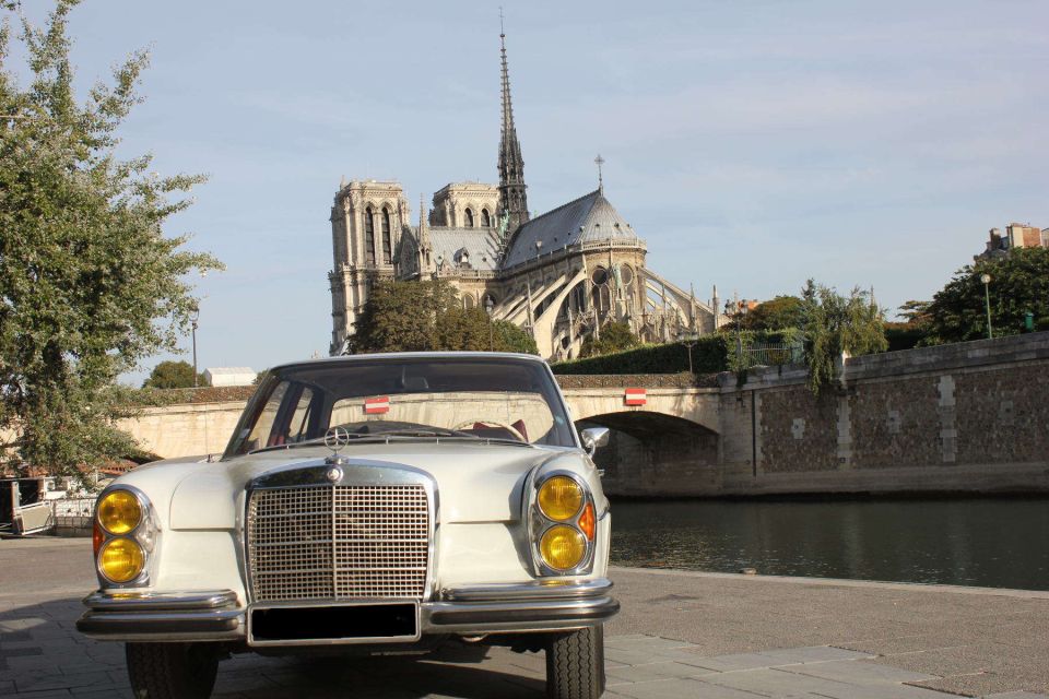 Paris: 2.5-Hour Guided Vintage Car Tour and Wine Tasting - Additional Information