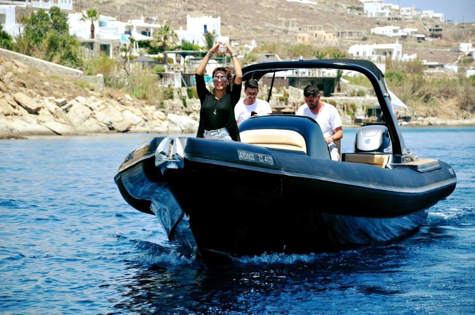 Private Boat Cruise to the South Coast of Mykonos - Booking Details