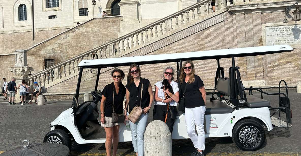 Rome: Hidden Gems and Catacombs Tour by Golf Cart - Additional Tips