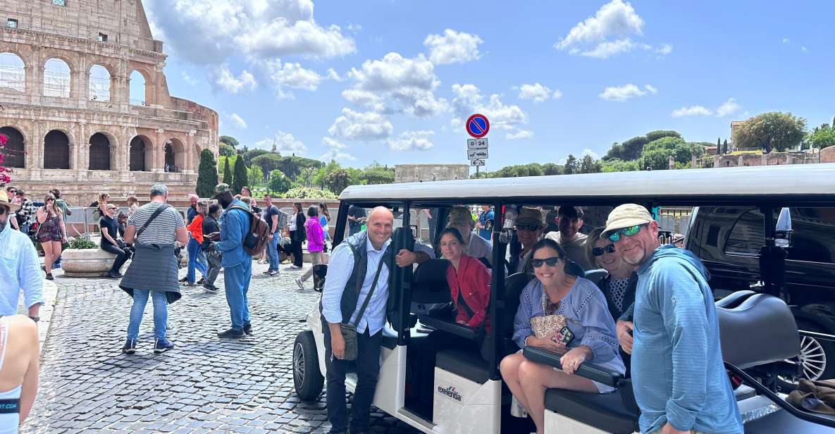 Rome in Golf Cart 6 Hours the Really Top! - Expert Guide and Customized Tour