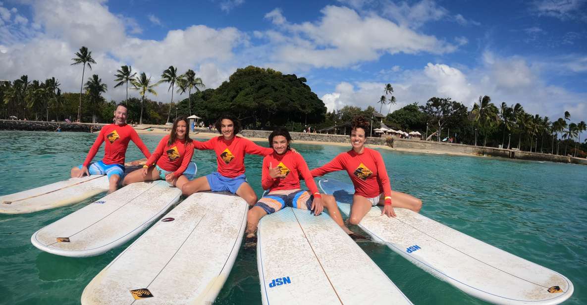 Surfing Lesson in Waikiki, 3 or More Students, 13YO or Older - Booking Policies and Souvenir Options