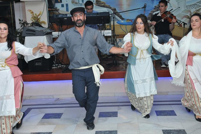 Traditional Greek Night Live Music & Dinner Show in Santorini - Additional Information