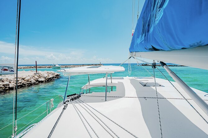 5-Hour Private 40 Luxury Catamaran 2-Stop Tour W/ Food, Open Bar & Snorkeling - Common questions