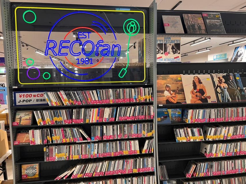 A Tour of Code Stores to Find World Music in Shibuya - Free Cancellation Policy