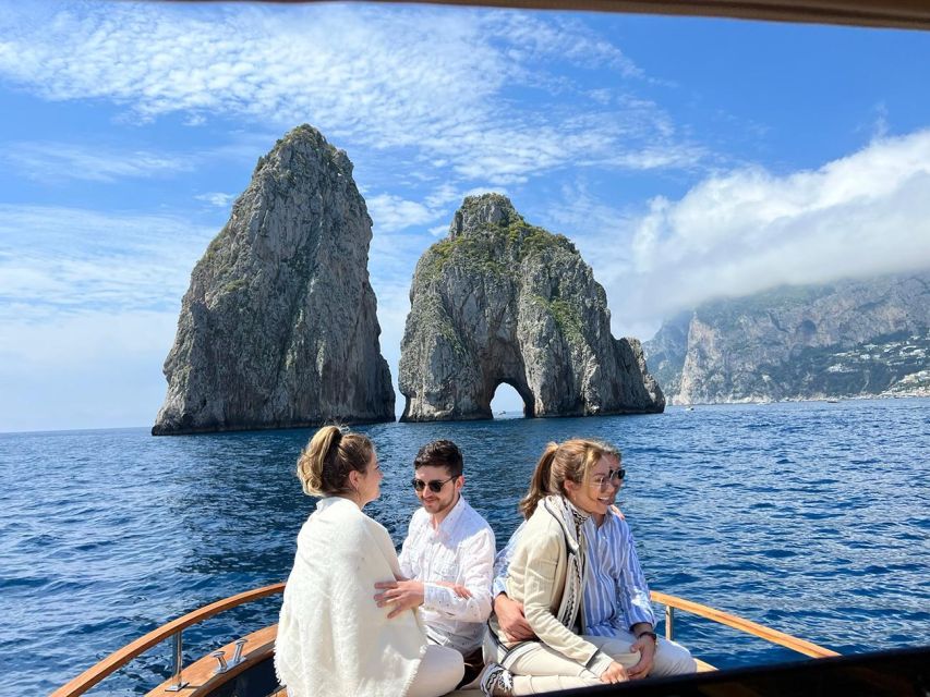 All Inclusive Blue Grotto Visit and Capri Private Boat Tour - Directions