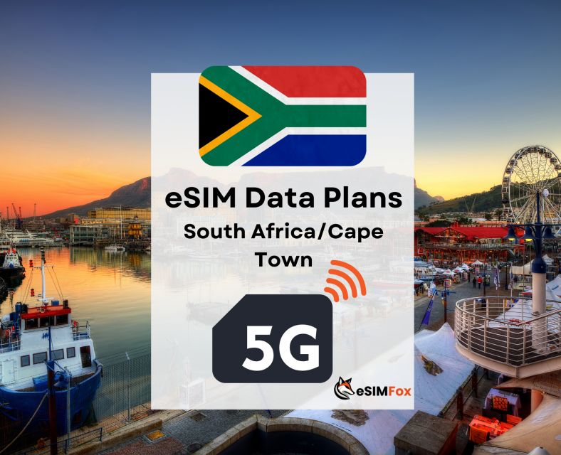 Cape Town : Esim Internet Data Plan South Africa 4g/5g - Common questions