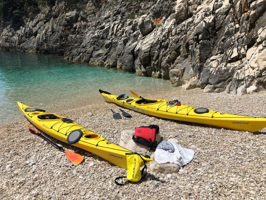 From Agios Ioannis Beach: Kayak Day Trip to Papanikolis Cave - Booking Information