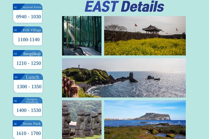 Jeju Island Taxi Join Tour - Contact Information for Drivers