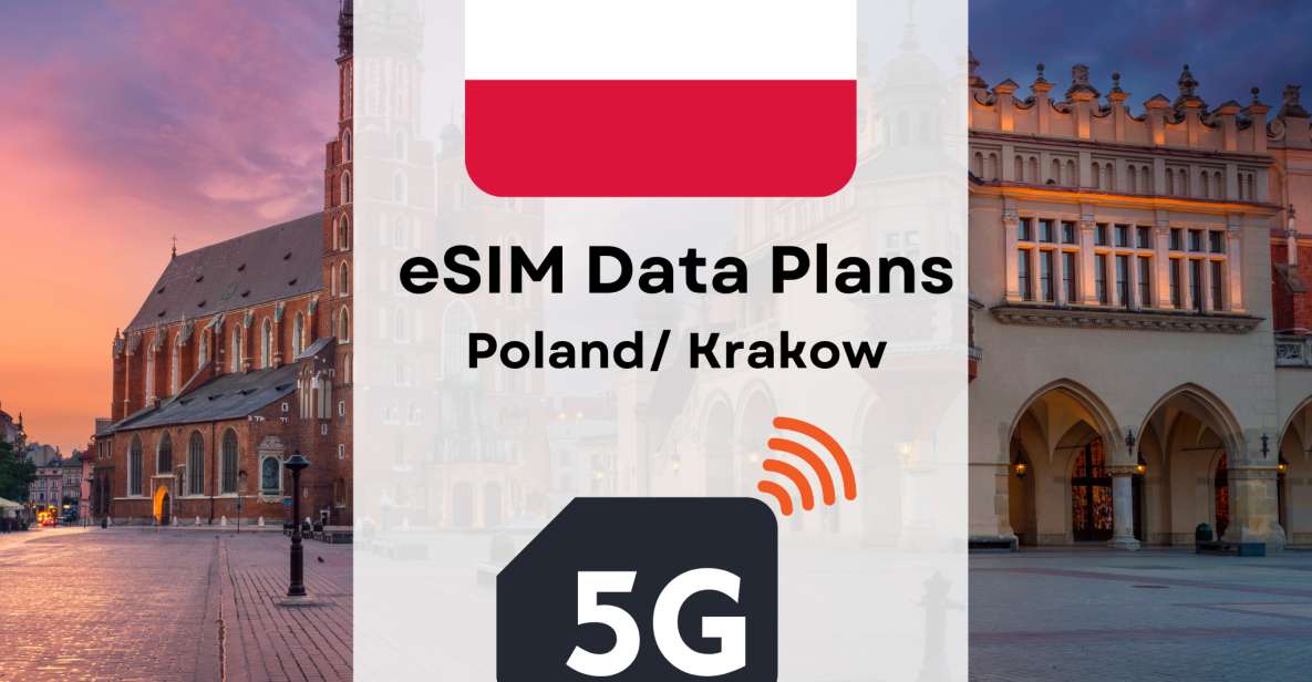 Krakow : Esim Internet Data Plan Poland High-Speed 4g/5g - Staying Connected in Poland