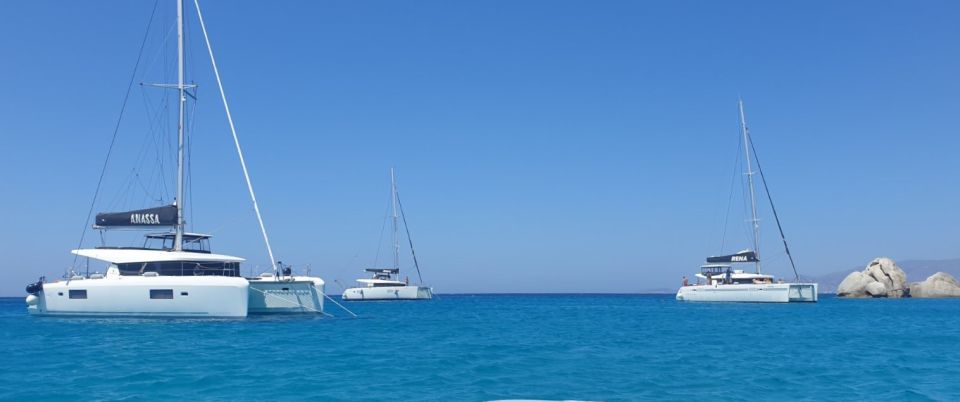 Naxos: Luxury Catamaran Day Trip With Lunch and Drinks - Meeting Point and Boarding Time