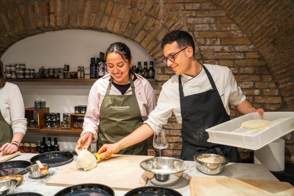 Rome: Pizza, Gelato, and Supplì Cooking Class With Wine - Booking Information