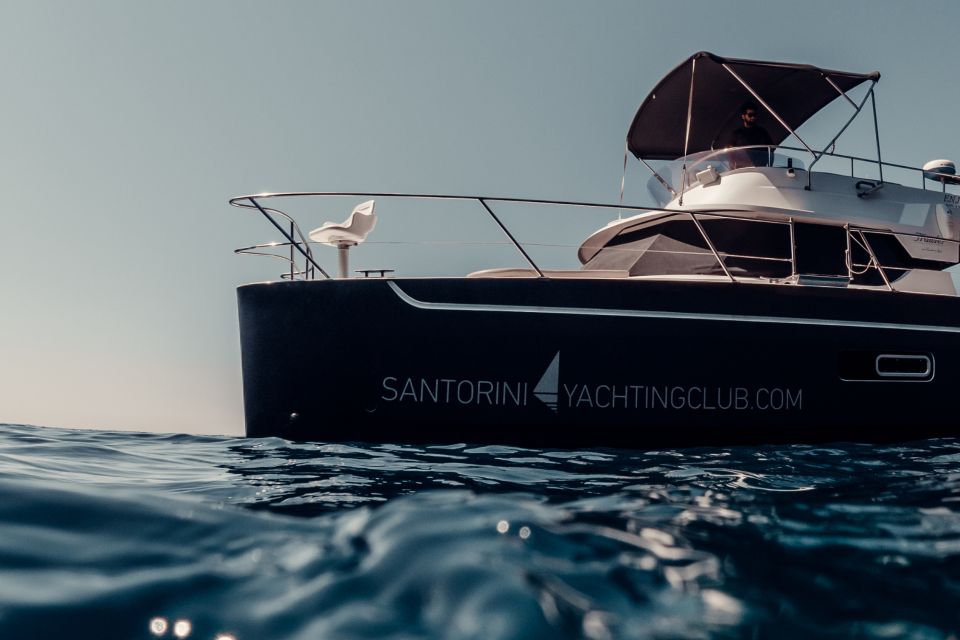 Santorini: Caldera Private Power Catamaran Cruise - Directions