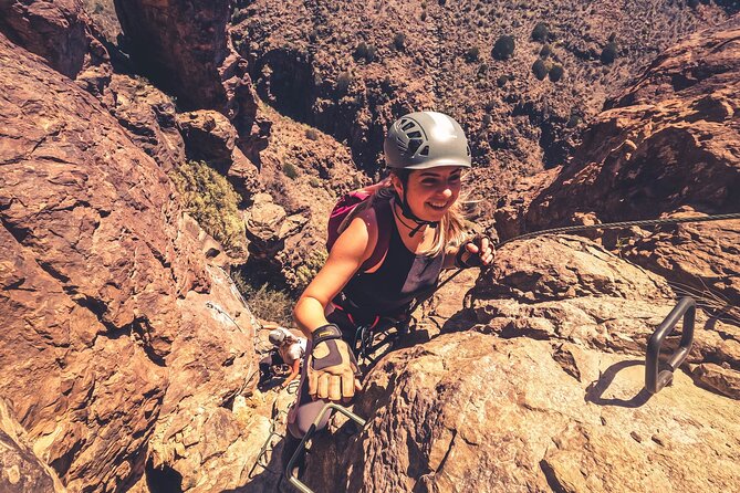 Top Vía Ferrata for Beginners in Gran Canaria ツ - Meeting Points and Pick-up Service