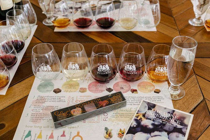 Tulloch Wines - Wine Tasting Paired With Local Handmade Chocolates - What to Expect on the Tour