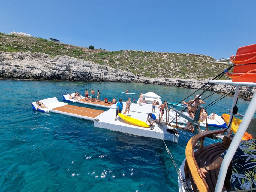 Rhodes: Boat Cruise With Food, Drinks, SUP, Kayak & Swimming - Delectable Greek Lunch and Drinks