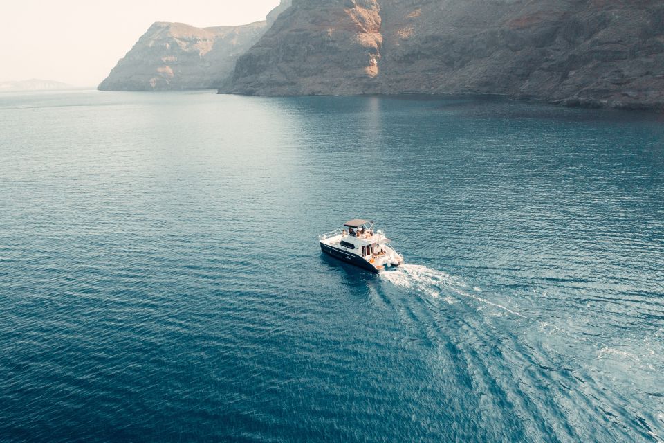Santorini: Caldera Private Power Catamaran Cruise - Common questions