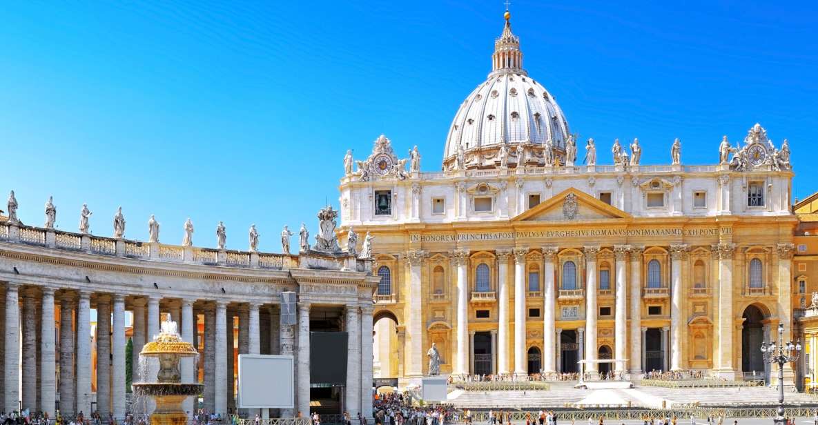 Skip the Line Vatican Museum Sistine & St.Peter Private Tour - Important Information
