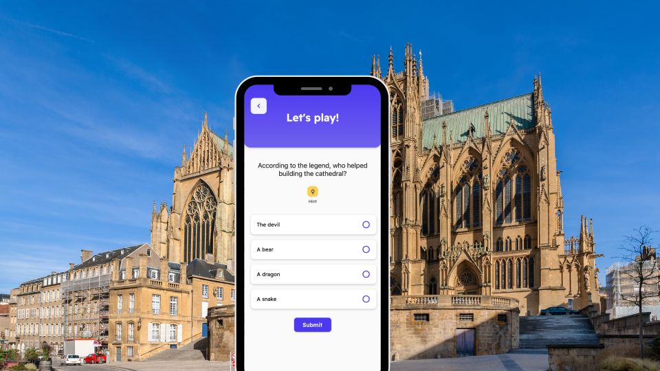 Metz: City Exploration Game and Tour on Your Phone - Interactive Quizzes and Challenges