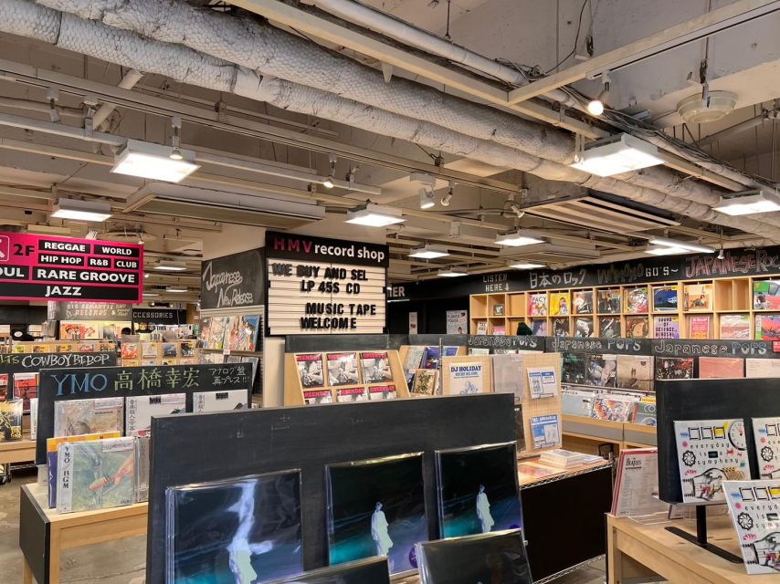 A Tour of Code Stores to Find World Music in Shibuya - Common questions