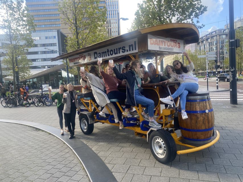 Amsterdam: Guided Beer or Prosecco Bike Tour - Key Points