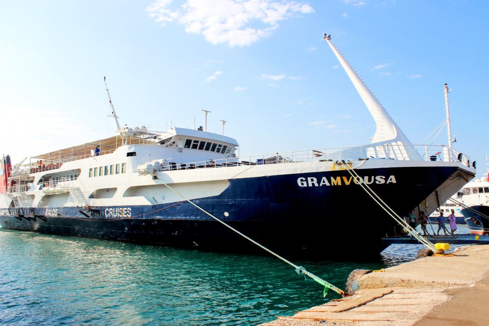 Chania Areas/Kalyves:Gramvousa Island & Balos,Boat Tkt Extra - Key Points