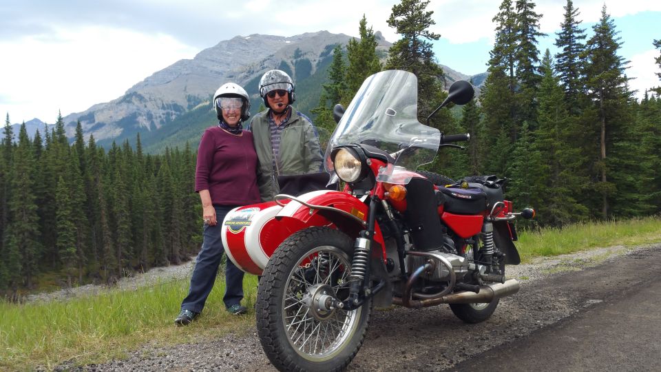 From Calgary: High Spirits Adventure in a Sidecar Motorcycle - Key Points
