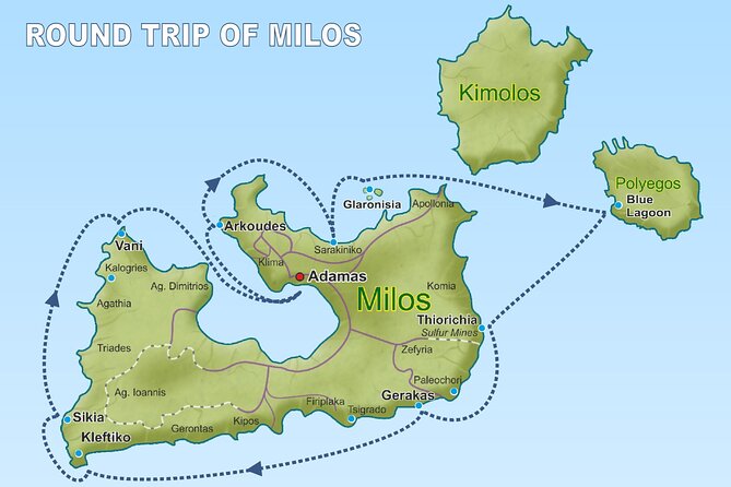 Kleftiko and Round Trip of Milos Island Lunch & Open Bar - Key Points