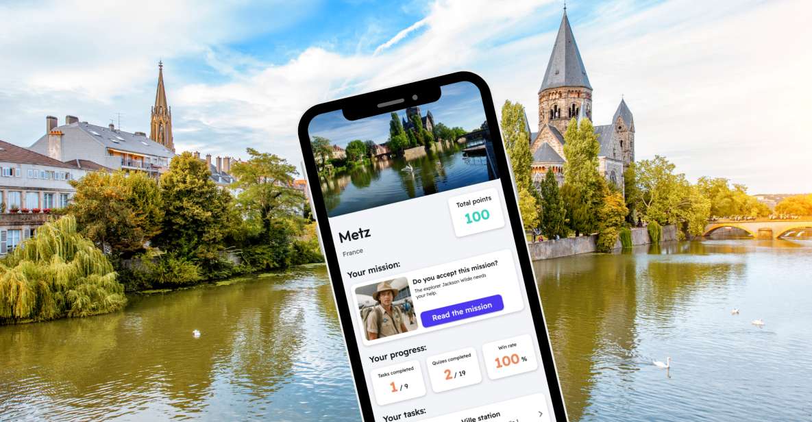 Metz: City Exploration Game and Tour on Your Phone - Key Points