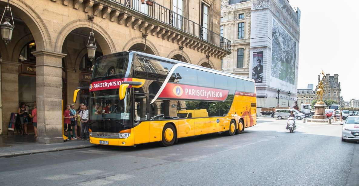 Paris: Openair Double Decker Bus Audio-Guided City Tour - Key Points