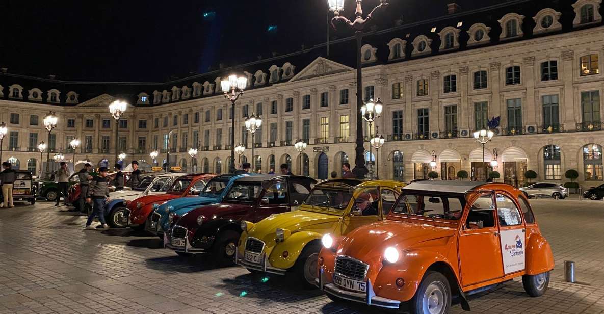 Paris: Private Guided City Tour at Night in Citroën 2CV - Key Points