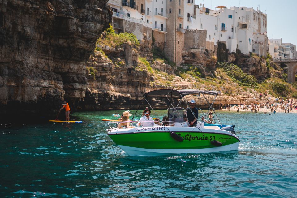 Polignano a Mare: Private Speedboat Cave Trip With Aperitif - Key Points