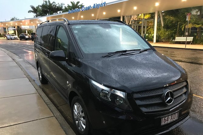 Private Transfer From Sunshine Coast Airport to Noosa 7 Seater + Luggage Trailer - Key Points