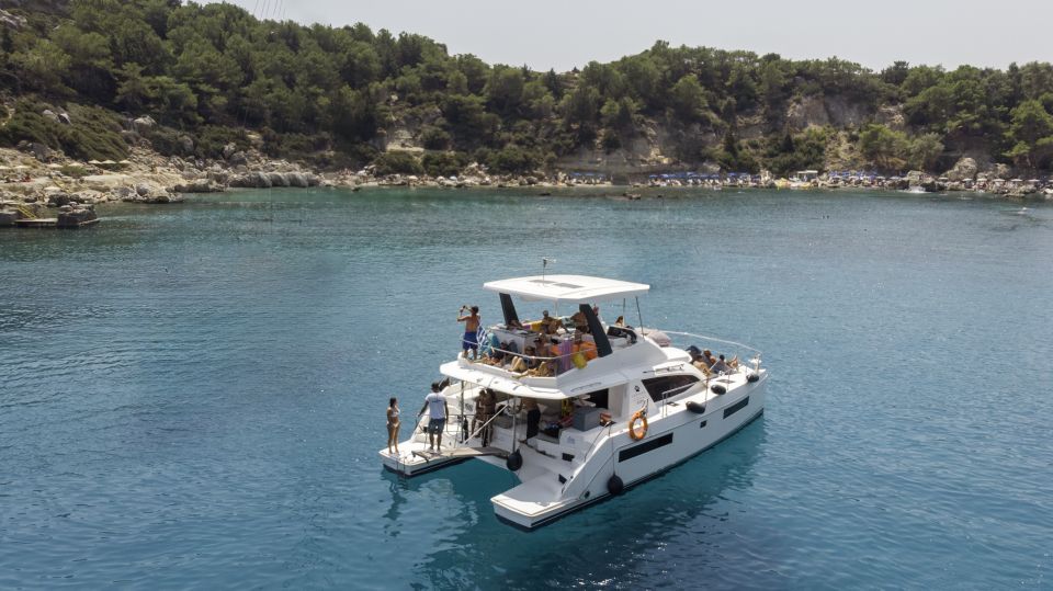 Rhodes: All-Inclusive Catamaran Cruise With Lunch and Drinks - Key Points