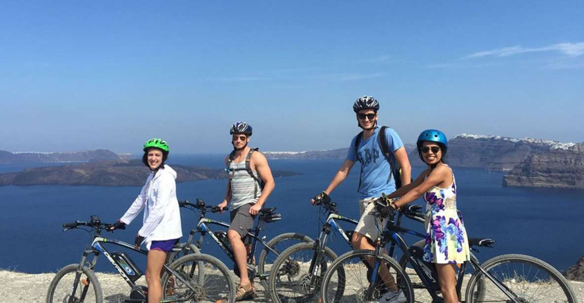 Santorini: Around the Island by Electric Bike - Key Points