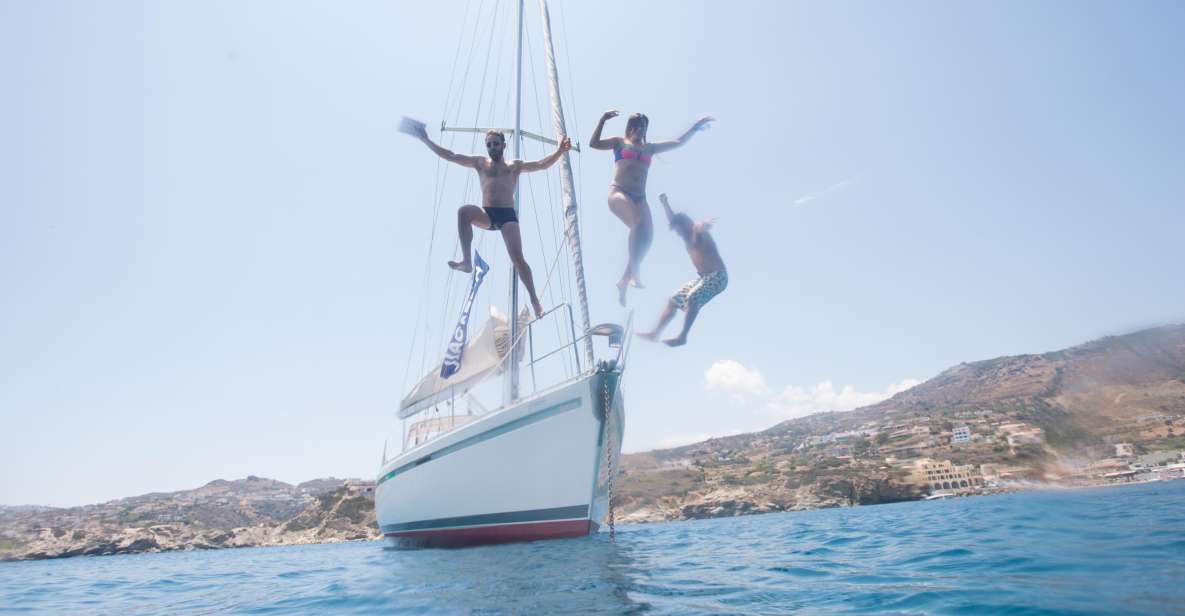 South Crete: Sailing Full Day Trip With Lunch - Key Points