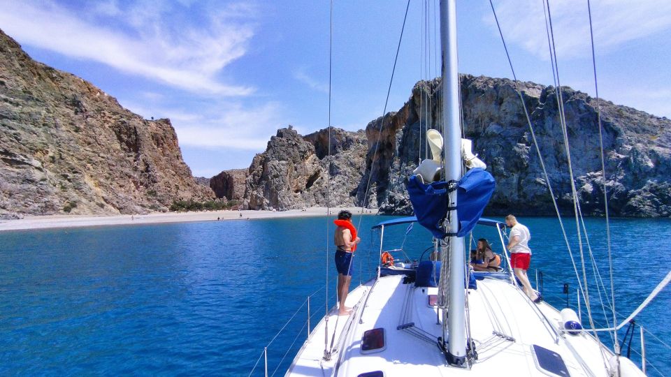 South Crete: Sunset Sailing Full Day Trip With Finger Food - Trip Details
