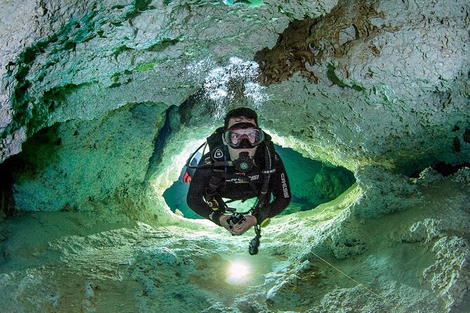 3 Cenote Dives - Casa & Dos Ojos - Dive Sites at Casa Cenote