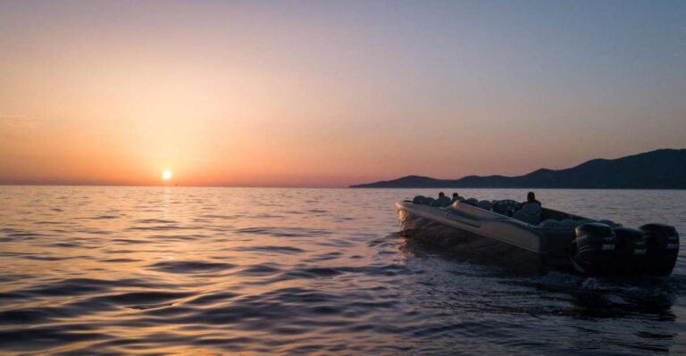 Ajaccio or Porticcio: Sanguinaires Isles Sunset Boat Tour