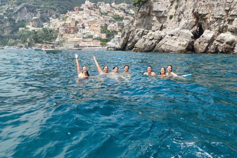 Amalfi Coast: Boat Adventure – Caves, Beaches, Positano