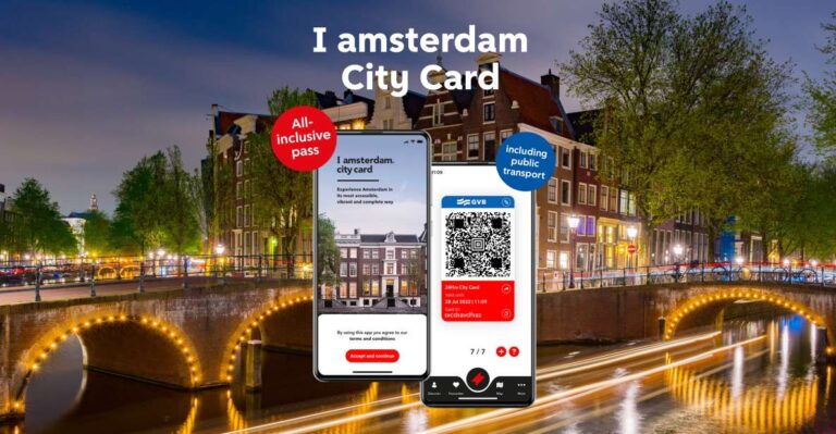 Amsterdam: City Card With Free Entrance & Public Transport