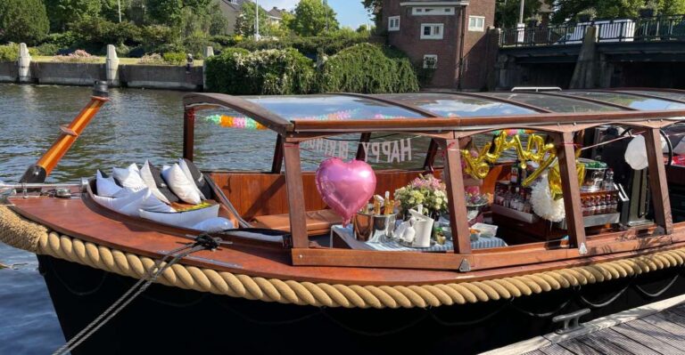 Amsterdam: Open Boat Tour With Optional Unlimited Drinks