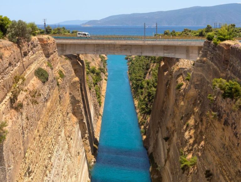 Ancient Olympia and Corinth Canal All Day Private Tour