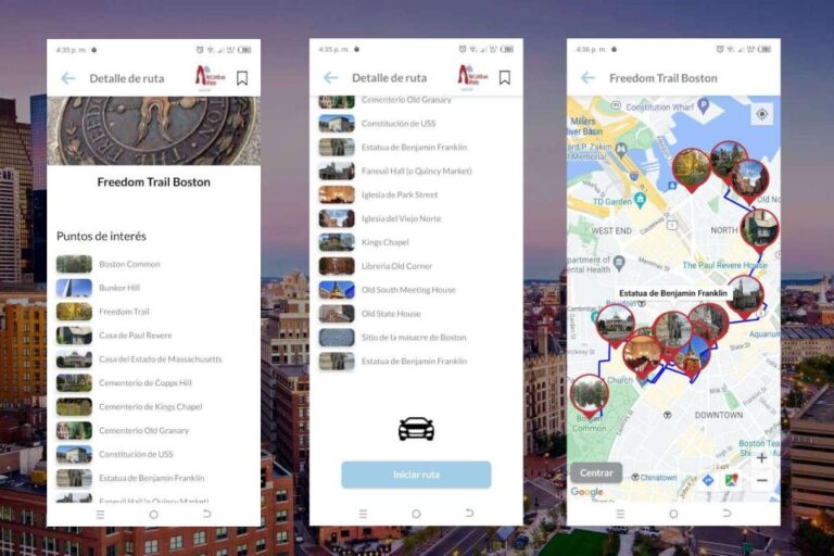 App Self-Guided Tours With Audioguide Boston