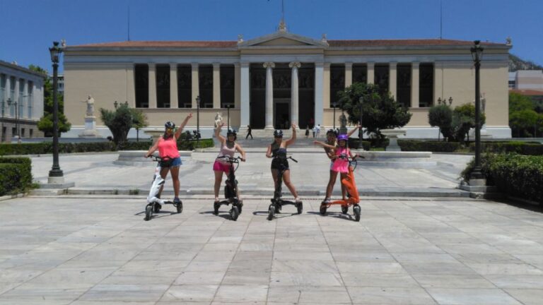 Athens: Food Tasting Tour on a Trikke Vehicle