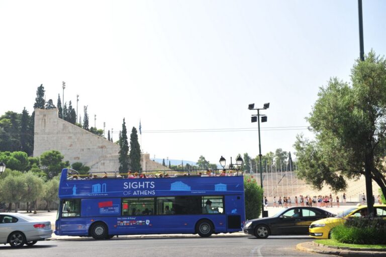 Athens, Piraeus, and Coastline: Blue Hop-On Hop-Off Bus