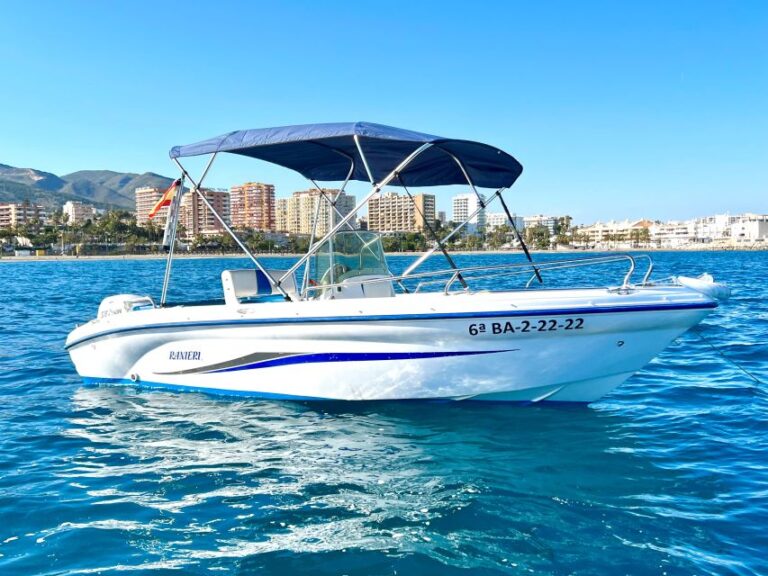 Benalmadena: Boat Rental Without License Required