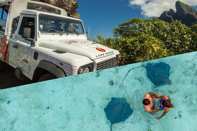 Bora Bora 4WD Tour & Eco Shark & Ray Snorkel Cruise - Inclusions