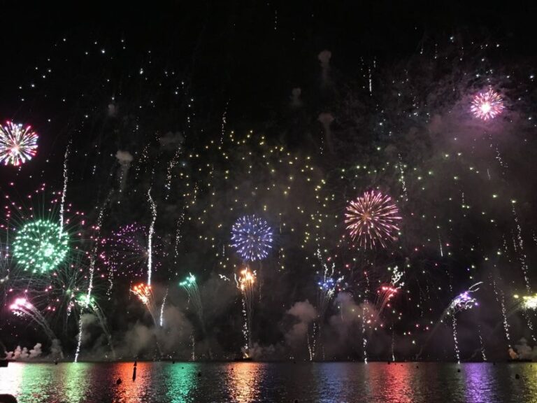 Cannes: Festival of Pyrotechnic Art Fireworks From the Water